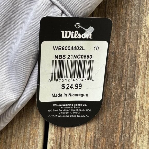 NWT Adult Wilson Knicker Gray Baseball Softball Pants Sz Large Unisex Men Women - Picture 7 of 8